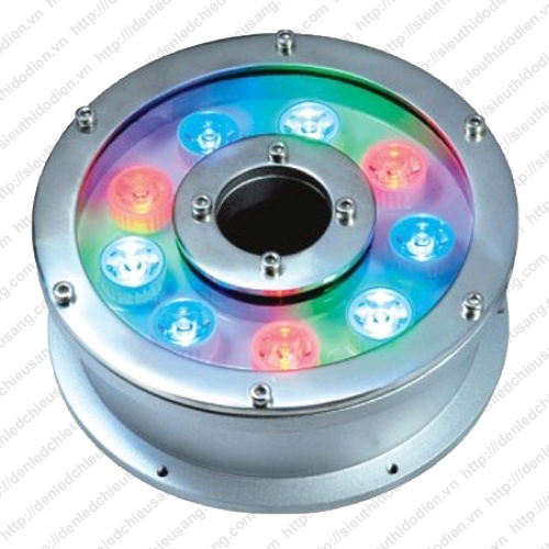 Đèn LED âm nước dạng bánh xe 9W RGB DB-ANVP-9-RGB