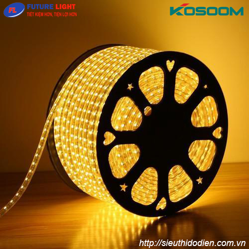 Dây LED 220V mạch đồng 2 lớp 10W/m Kosoom LD-KS-2835-120P-4K
