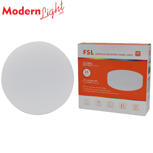 Đèn LED ốp trần FSL 24W mặt tròn FSD206-24W