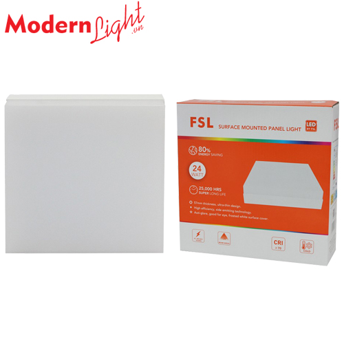 Đèn LED ốp trần FSL 24W mặt vuông FSD106-24W