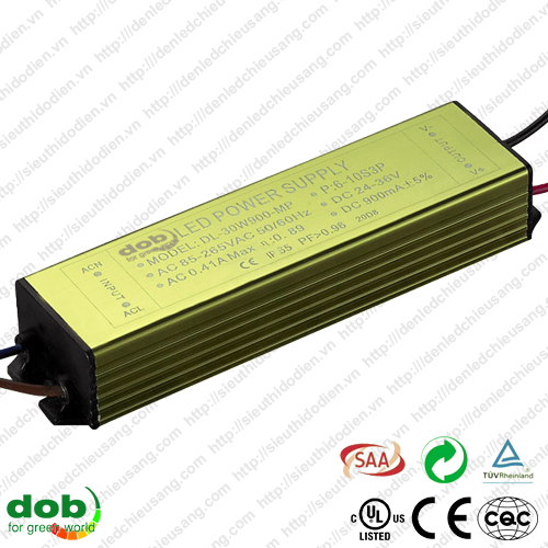 Bộ đổi nguồn DOB cho đèn pha LED 30W - DL-30W900-MP