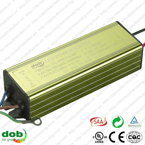 Bộ đổi nguồn DOB cho đèn pha LED 50W - DL-50W1A5-MP
